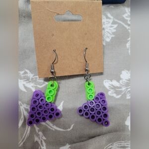 Purple Grapes Earrings